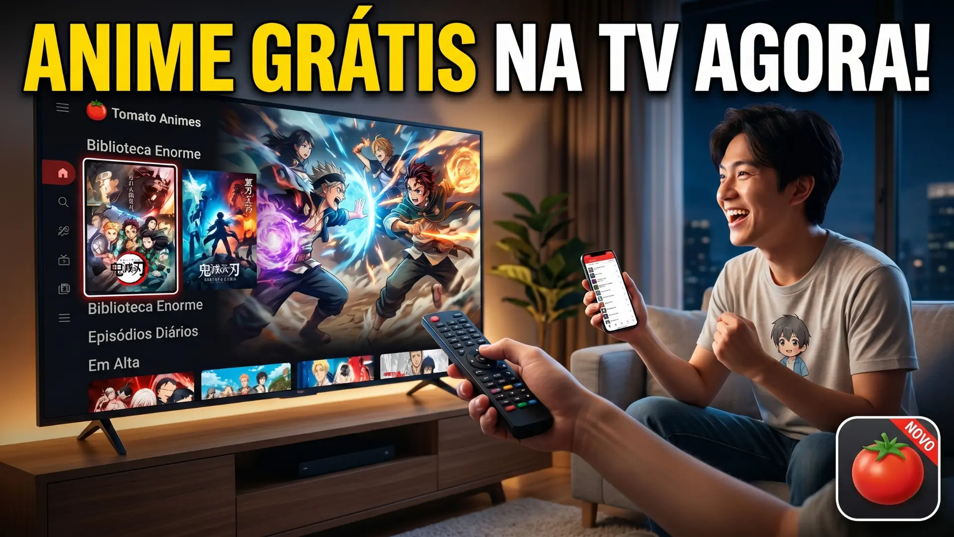 Baixar Tomato Animes APK para Smart TV – Última Versão 2026