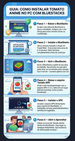 Como Baixar e Instalar o Tomato APK no PC com um Emulador